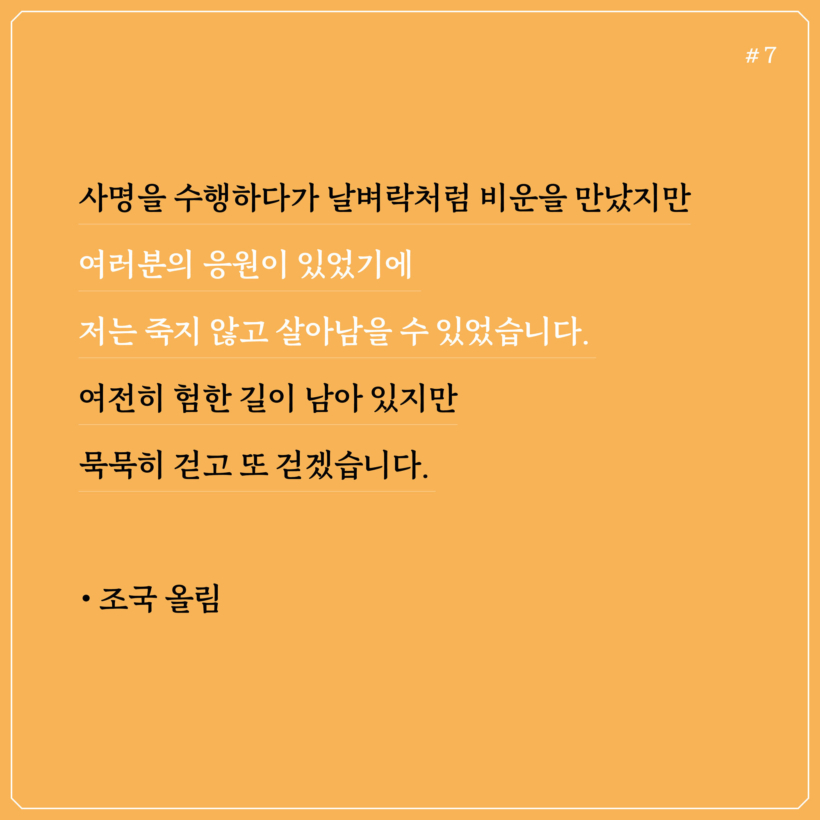 조국의 시간 - 아픔과 진실 말하지 못한 생각
