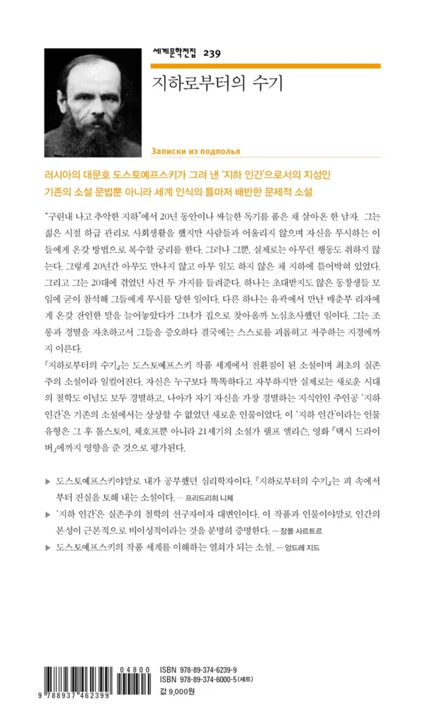 지하로부터의 수기