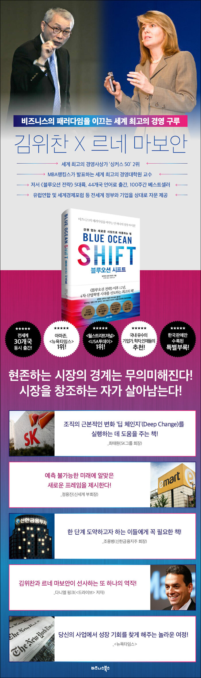 블루오션 시프트 - 경쟁 없는 새로운 시장으로 이동하는 법